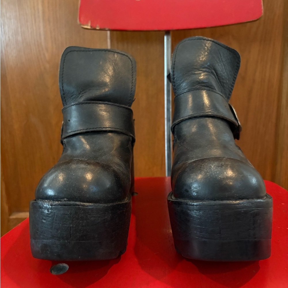 Black Platform Boots - image 1